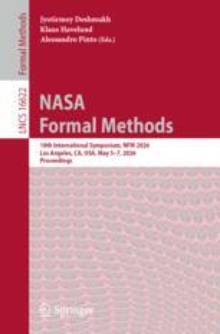 Front cover of NASA Formal Methods, NFM 2026