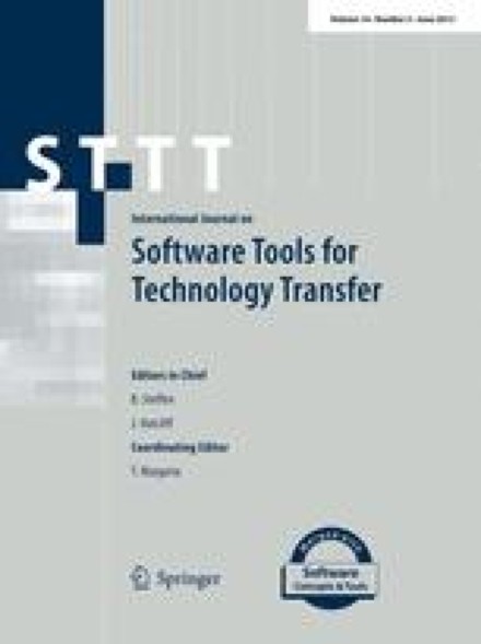 Cover of STTT, volume 14, issue 3, June 2012