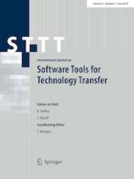 Cover of International Journal on Software Tools for Technology Transfer, volume 21, issue 3, June 2019