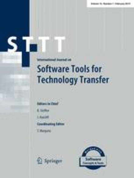 Cover of STTT, volume 16, issue 1, February 2014