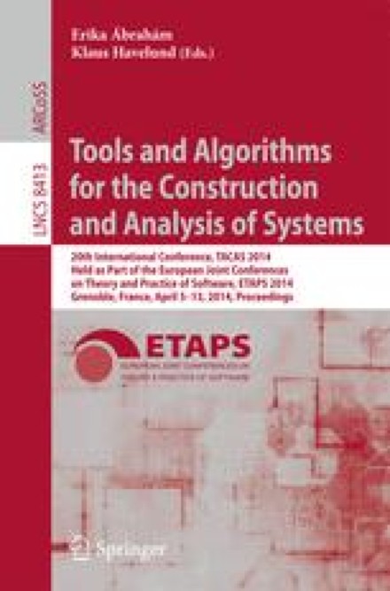 Front cover of Tools and Algorithms for the Construction and Analysis of Systems, TACAS 2014